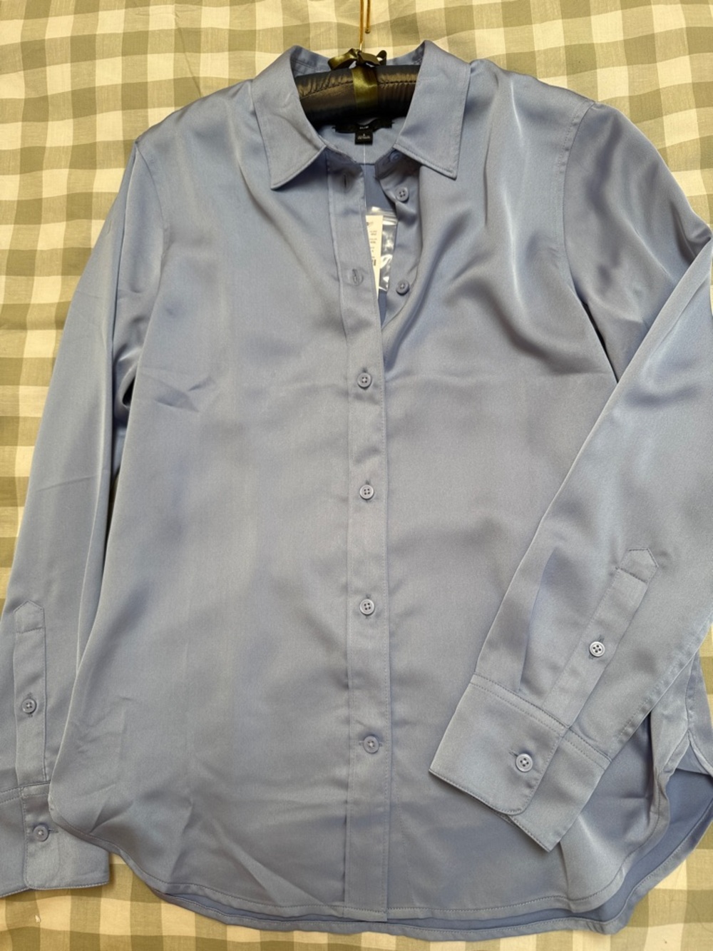 Jcrew NWT ladies Light Blue Button-Up Shirt